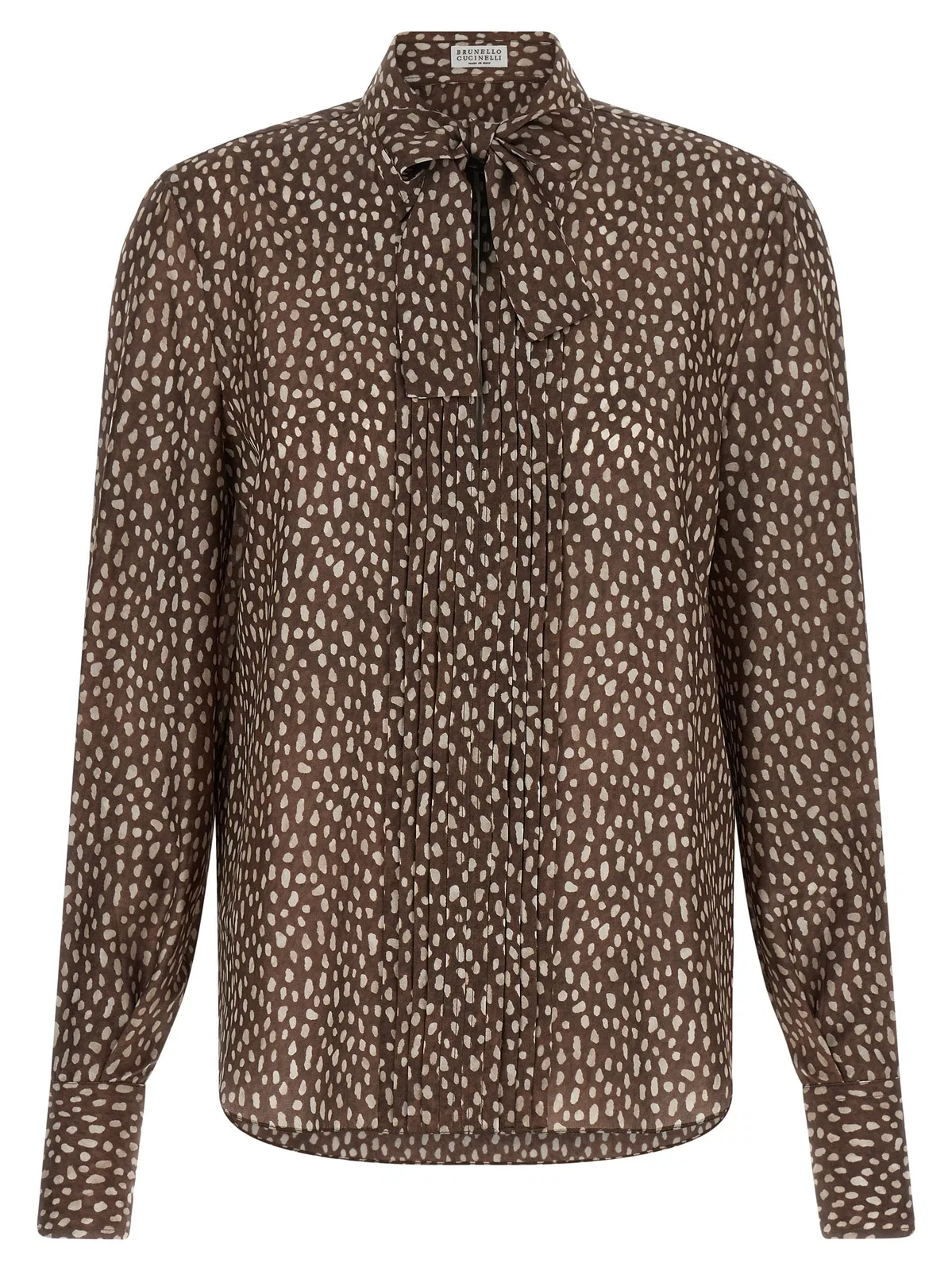Brunello Cucinelli Lavallière Collar Shirt