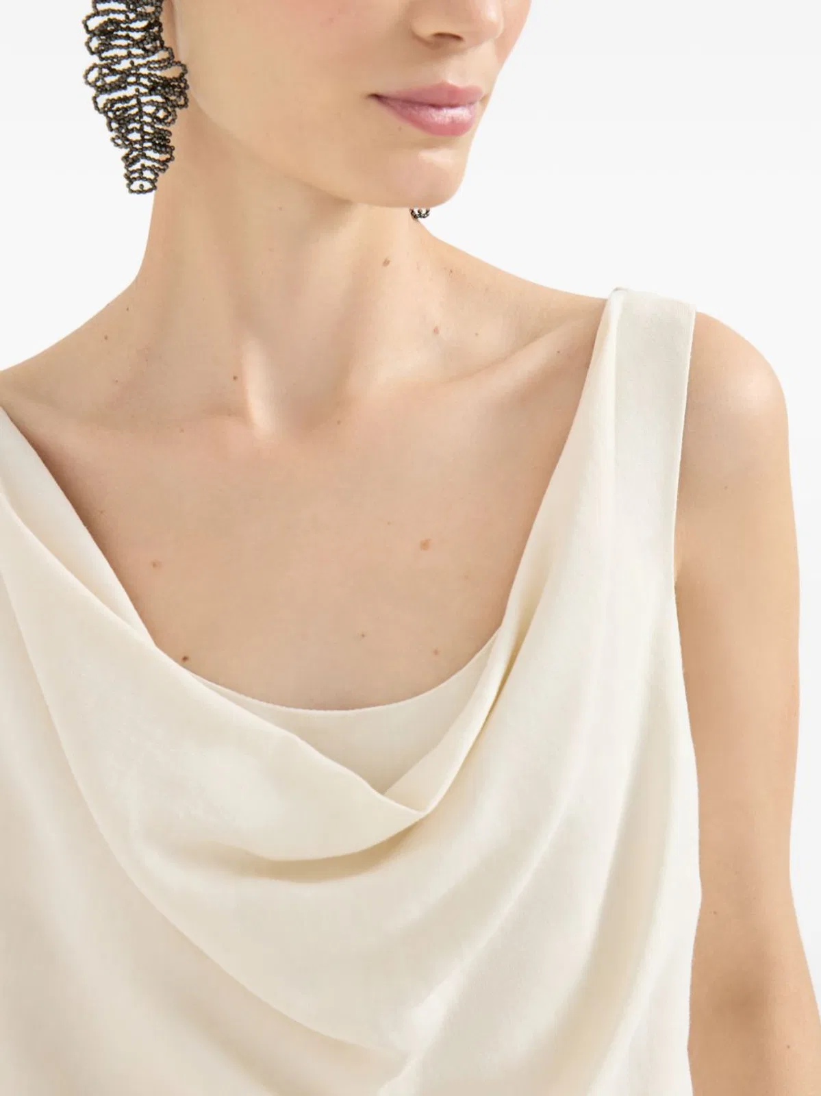 Brunello Cucinelli C579 Viscose Linen Top