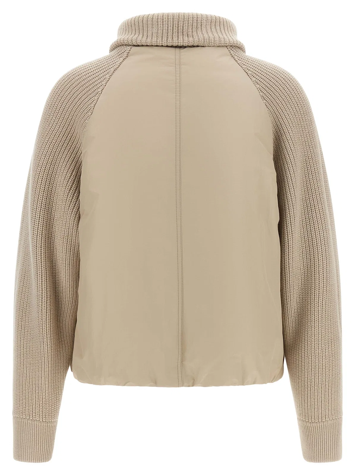 Brunello Cucinelli Knit Insert Down Jacket