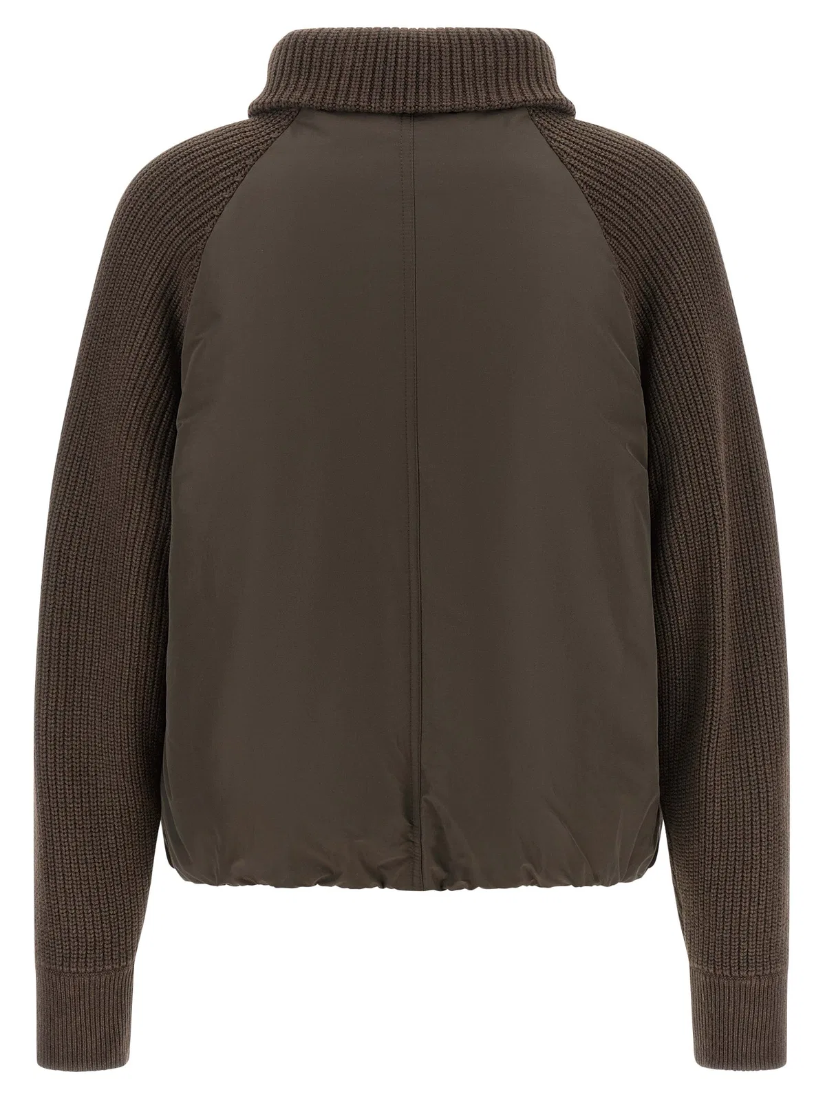 Brunello Cucinelli Knit Insert Down Jacket