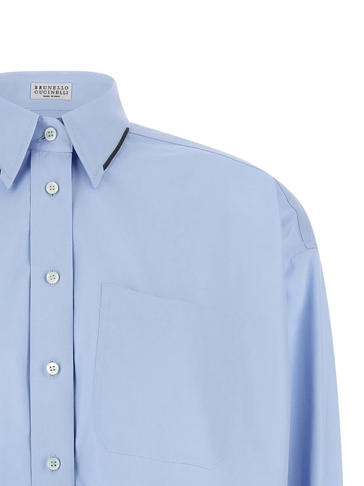 Brunello Cucinelli 'Shiny Trim' Shirt