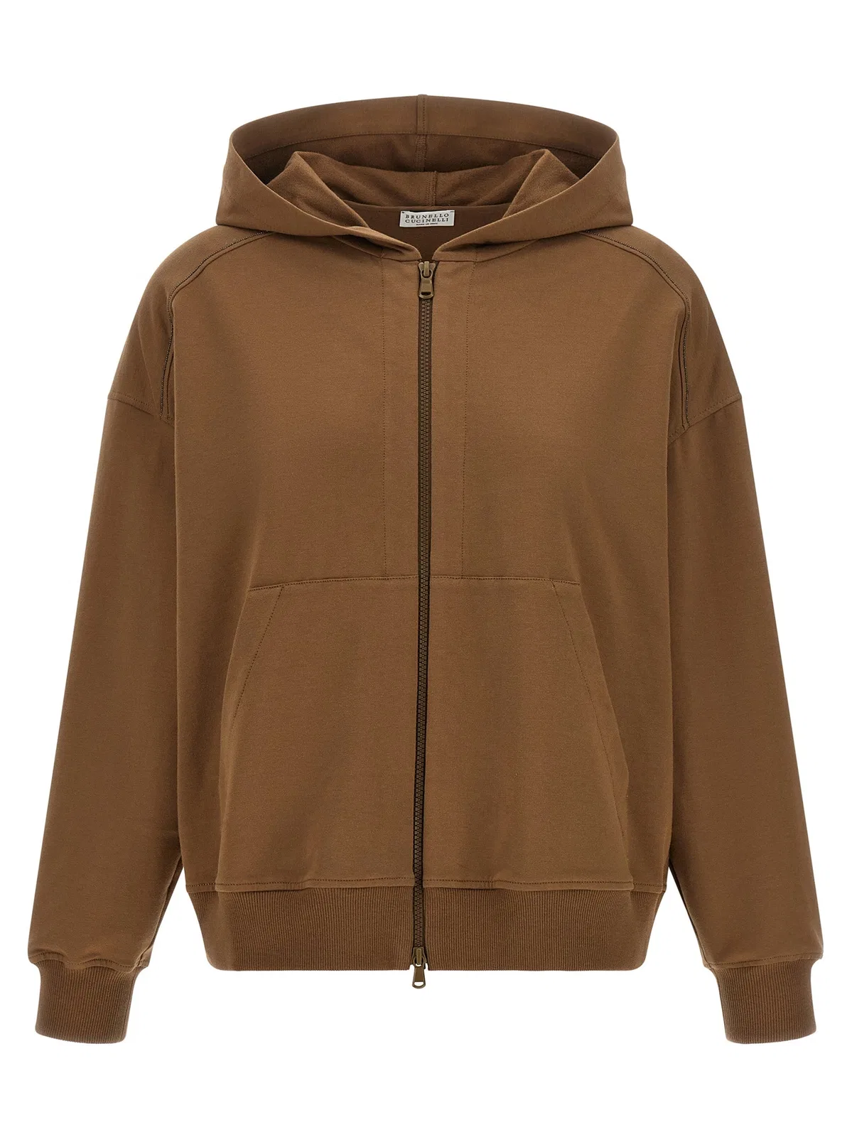 Brunello Cucinelli 'Shiny Trims' Hoodie