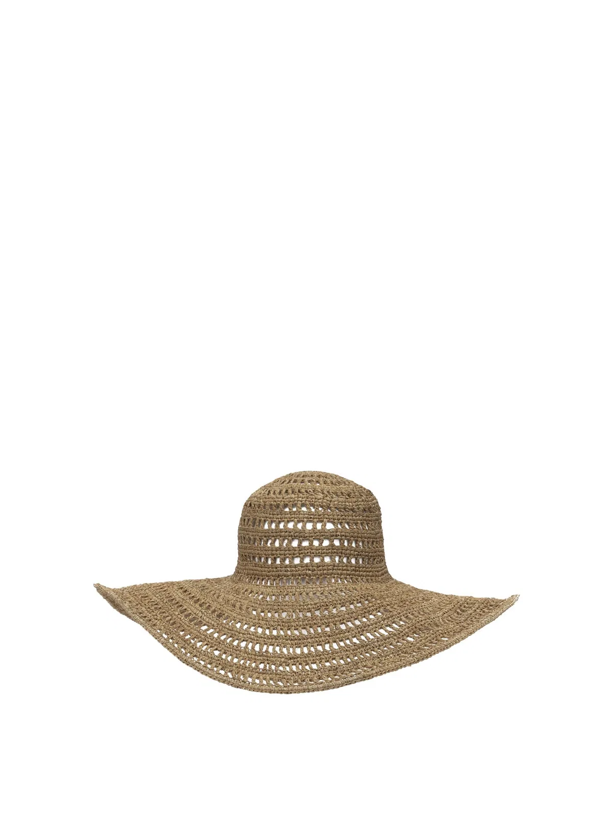 IBeliev Beige Raffia Hat