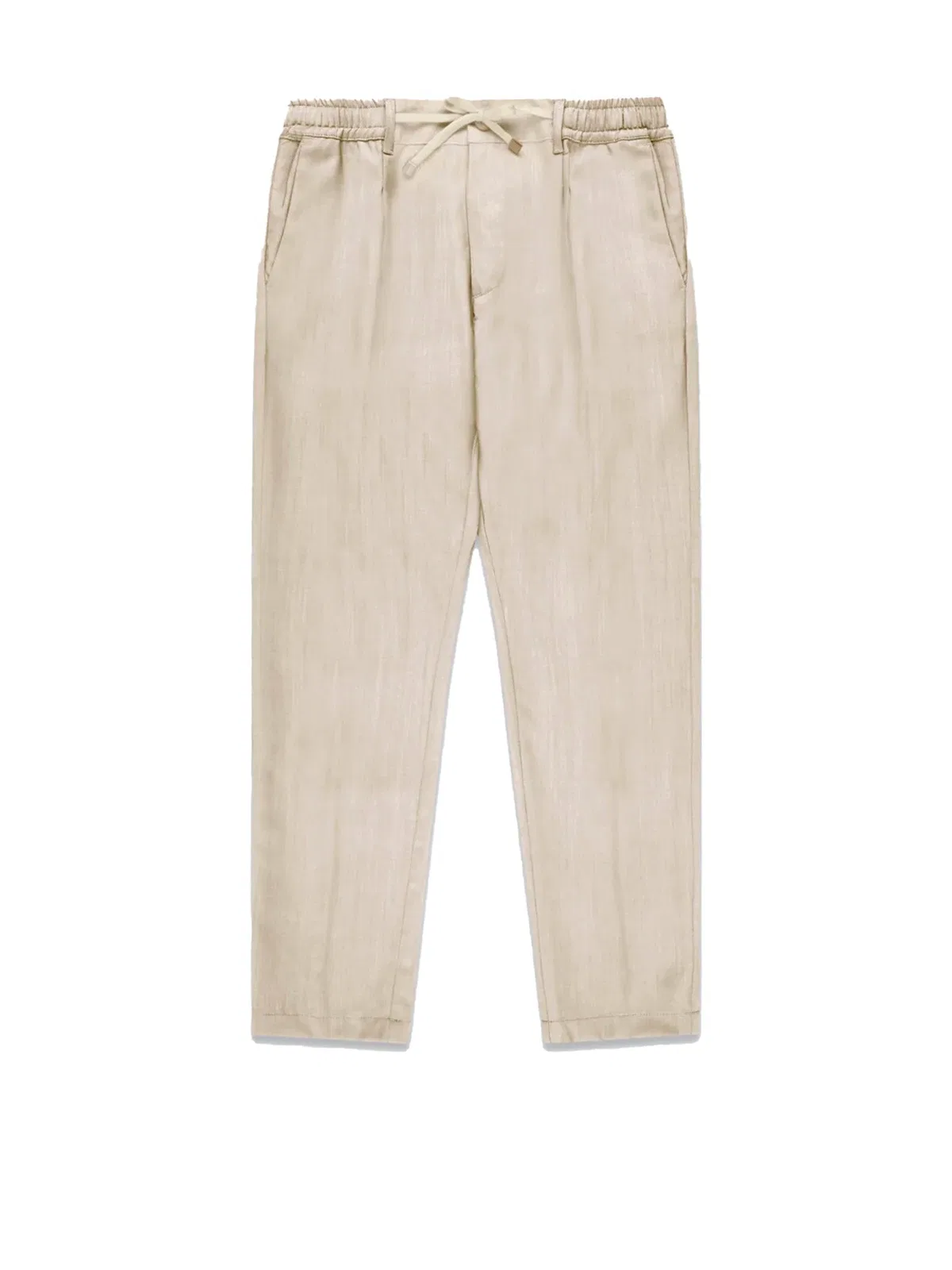 Cruna Ecru Linen Trousers