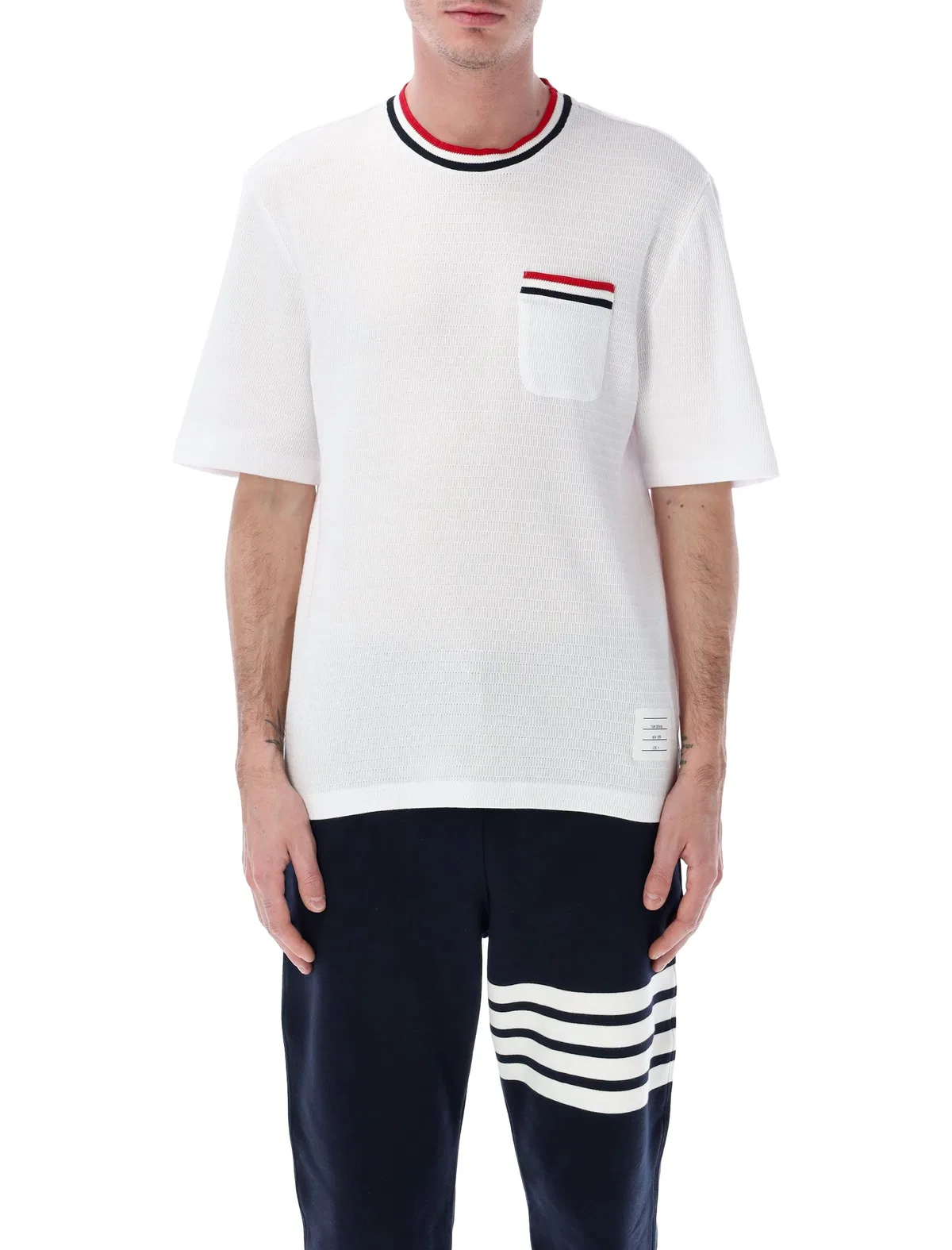 Thom Browne Striped Detail T-Shirt