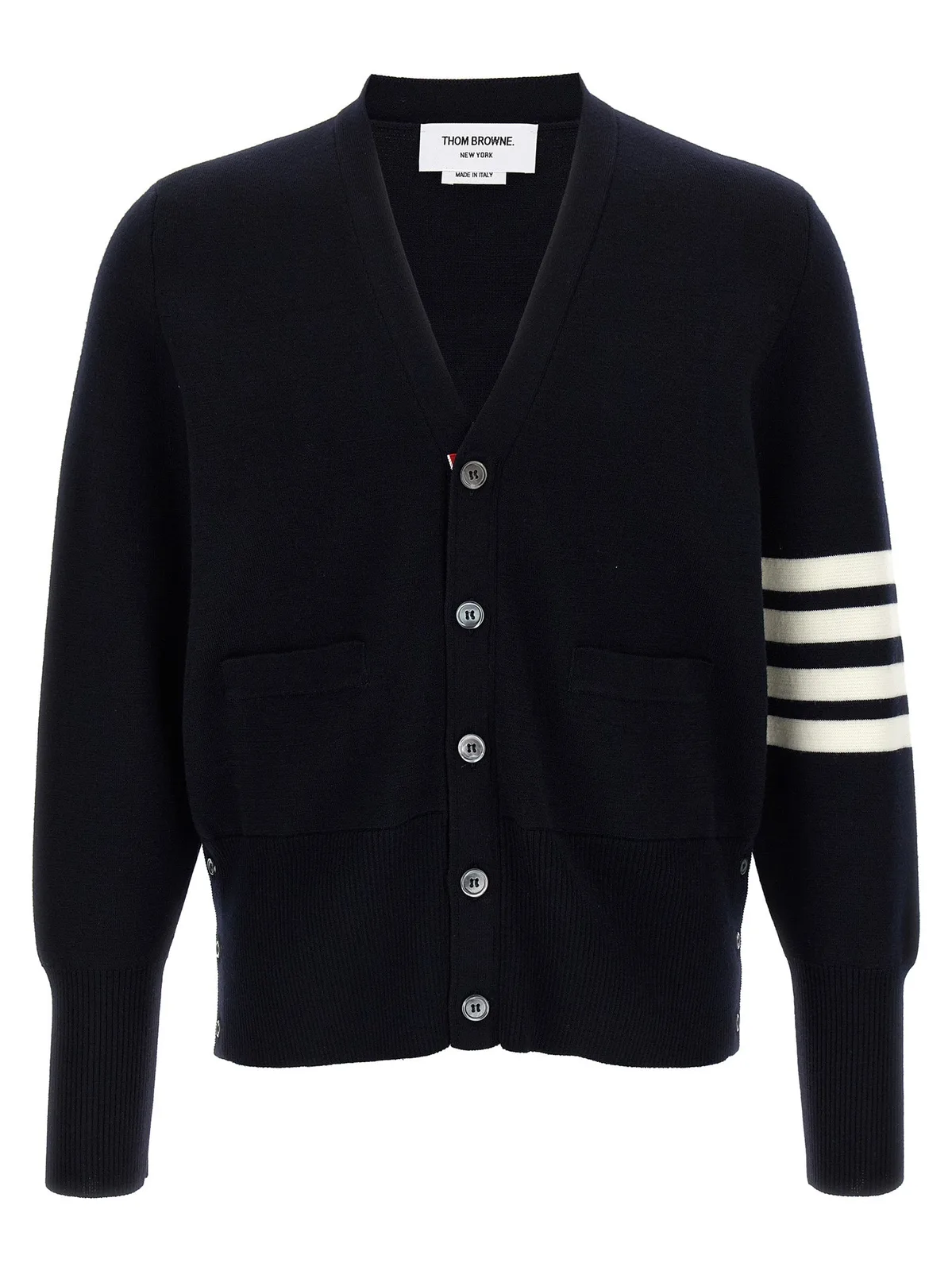 Thom Browne '4-Bar' Wool Cardigan