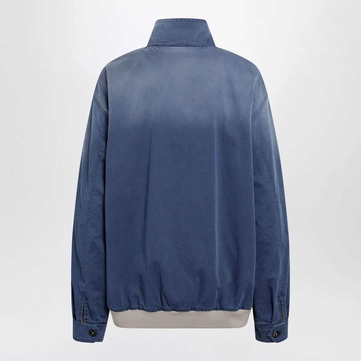 Miu Miu Blue/Lime Oldwashed Twill Blouson