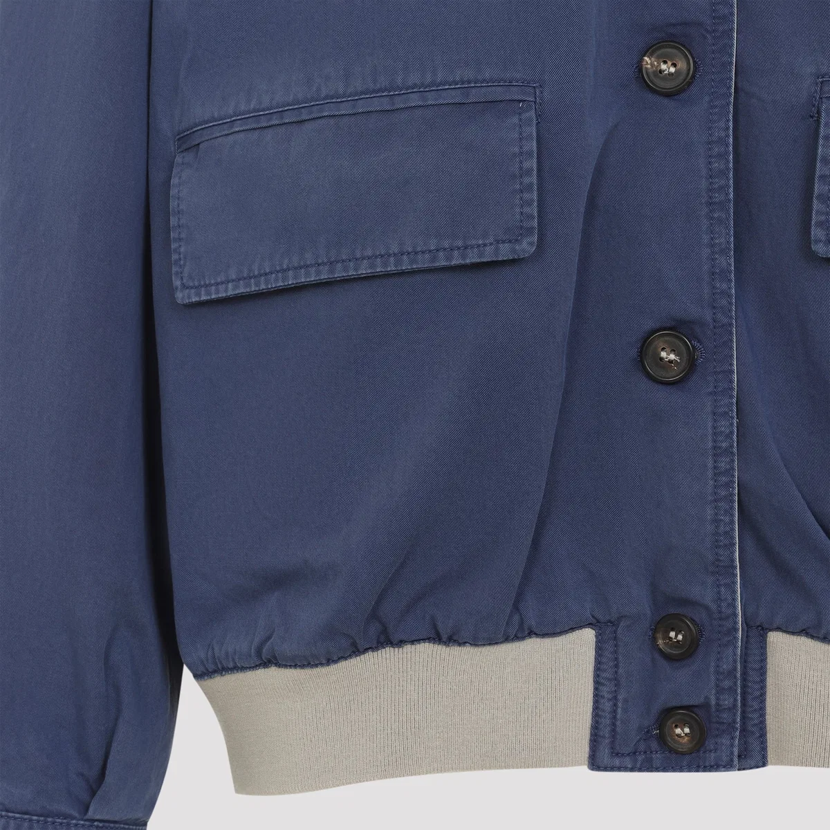 Miu Miu Navy Blue Twill Jacket
