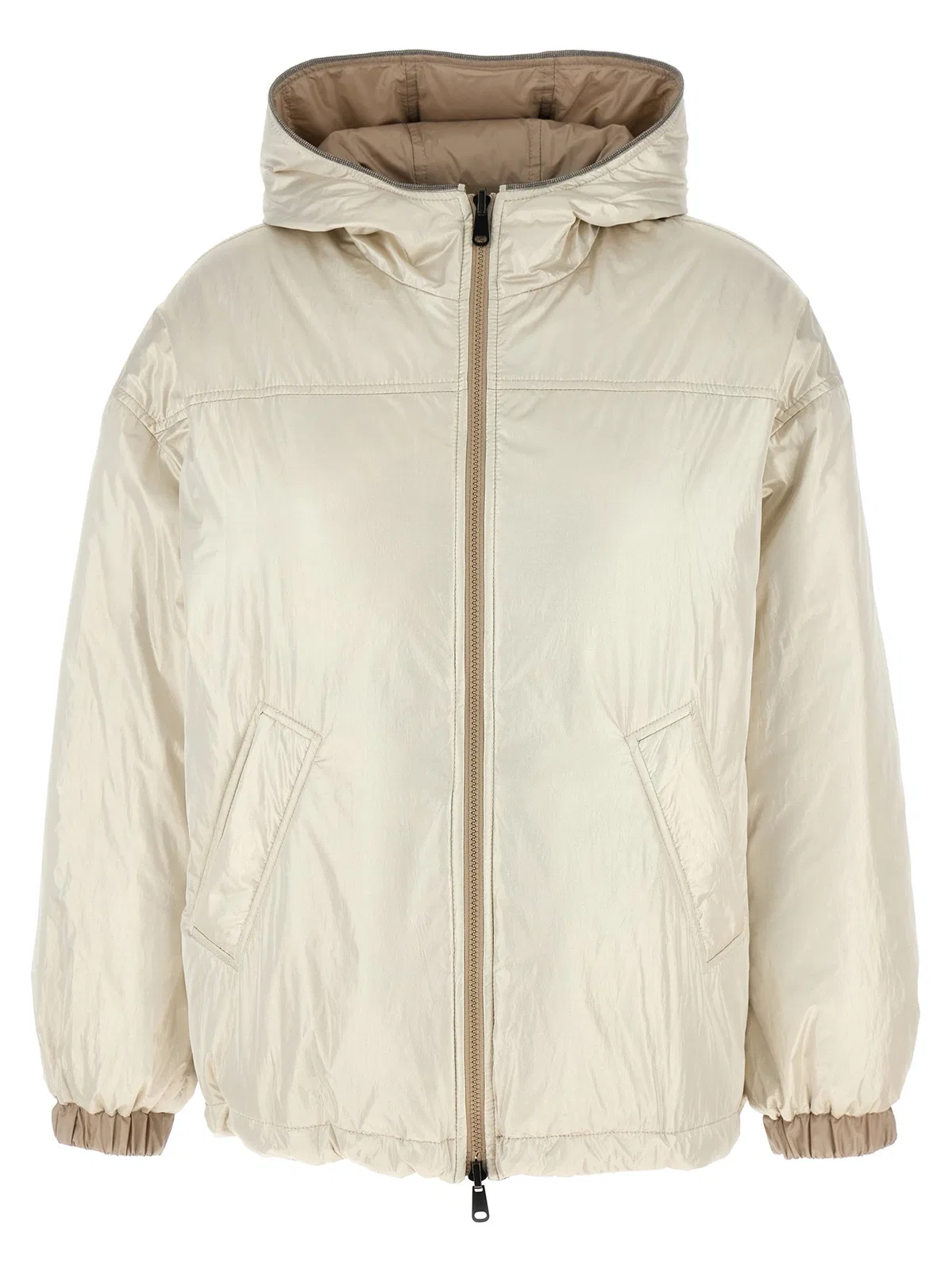 Brunello Cucinelli Laminated Reversible Down Jacket