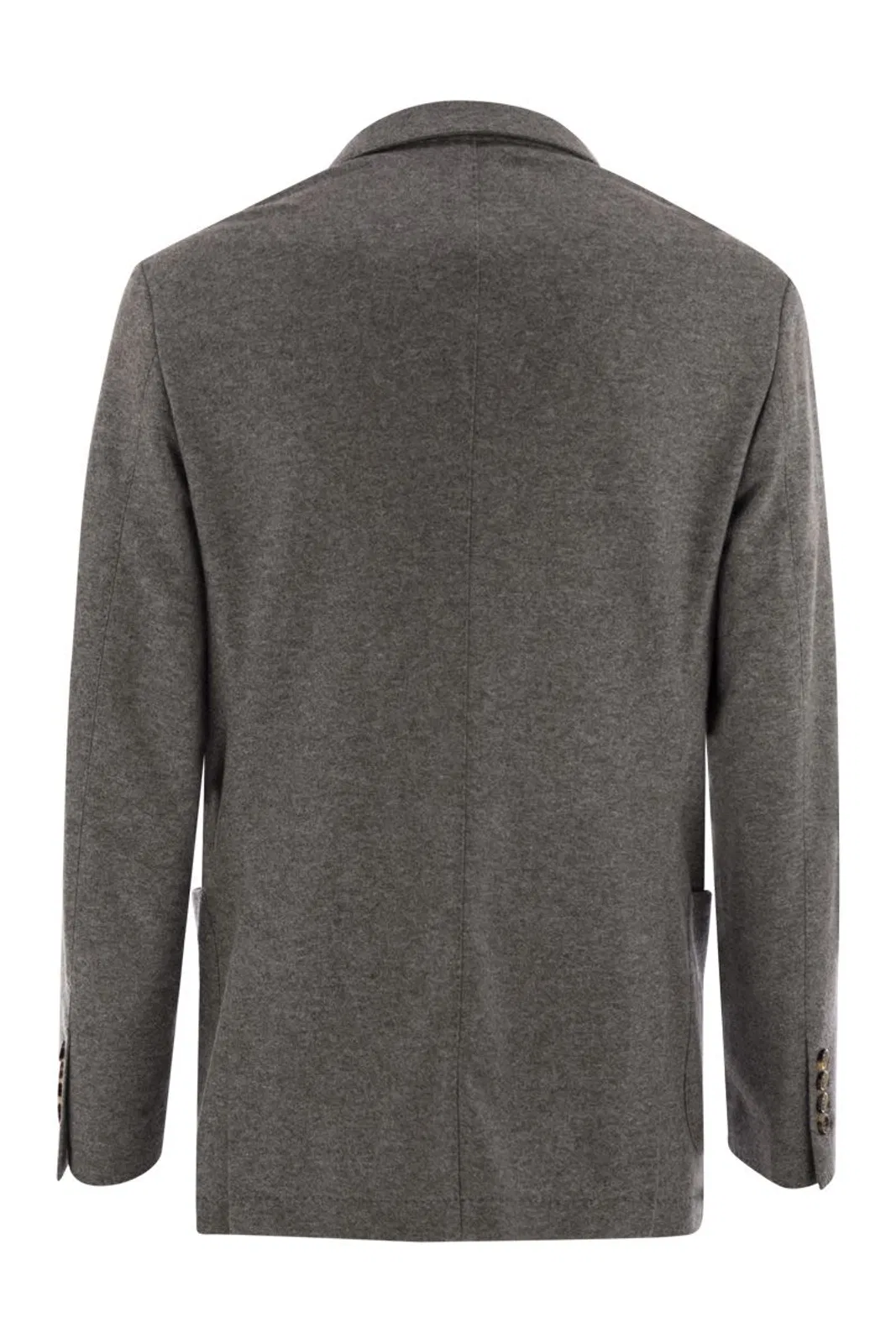 Brunello Cucinelli Cashmere Jersey Blazer With Patch Pocket