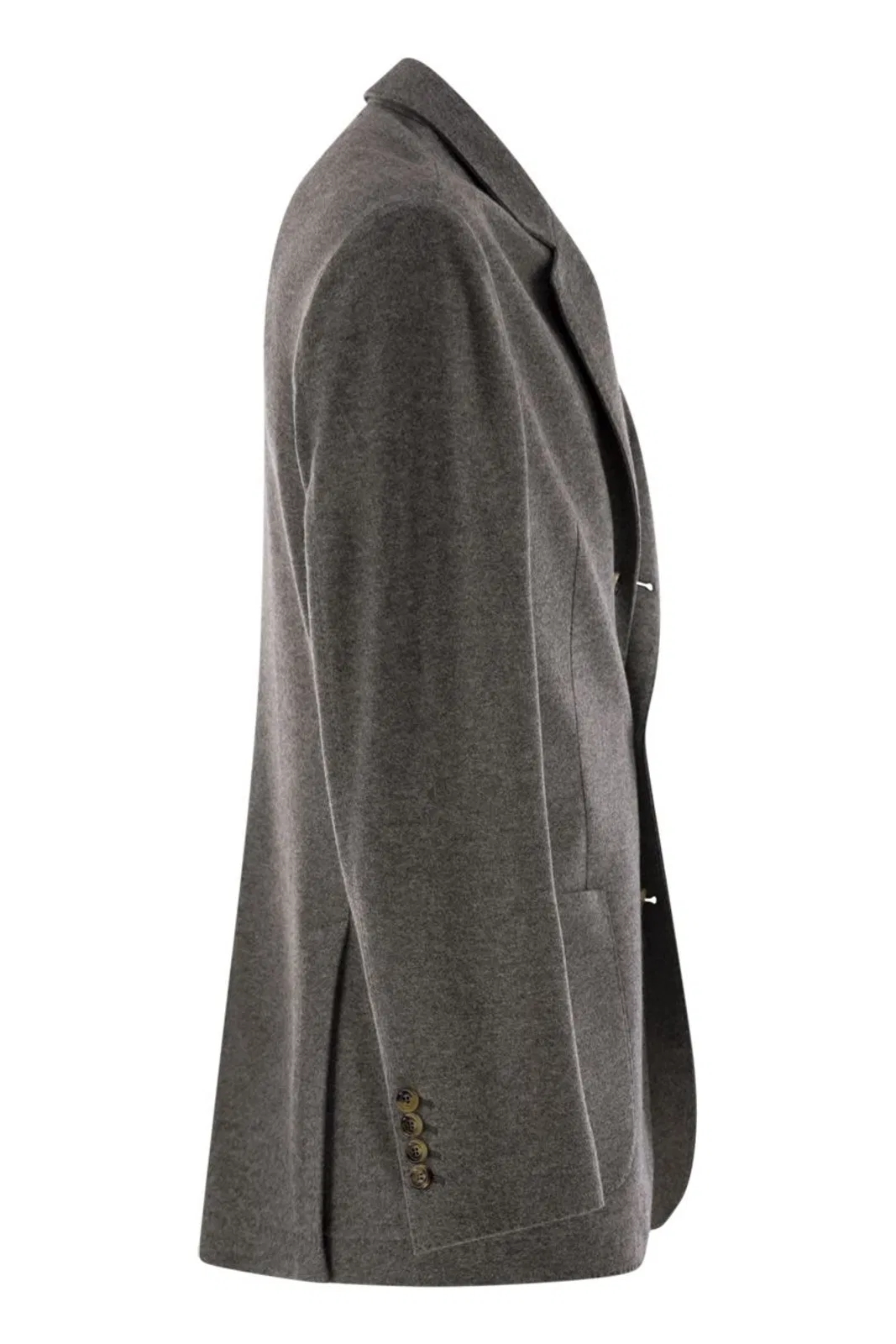 Brunello Cucinelli Cashmere Jersey Blazer With Patch Pocket