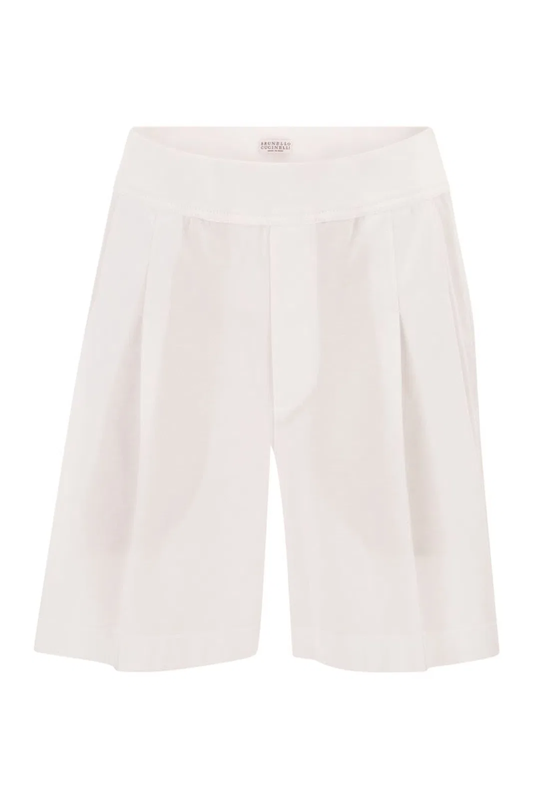 Brunello Cucinelli Active Shorts In Stretch Cotton Piqué Wi