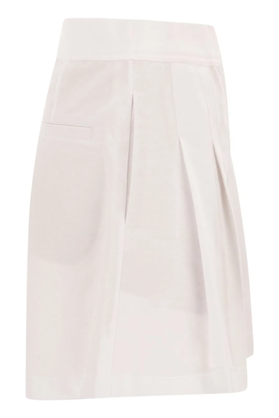 Brunello Cucinelli Active Shorts In Stretch Cotton Piqué Wi