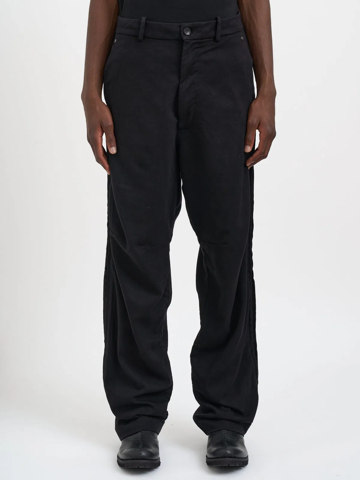 Masnada Oversized Wool Trousers