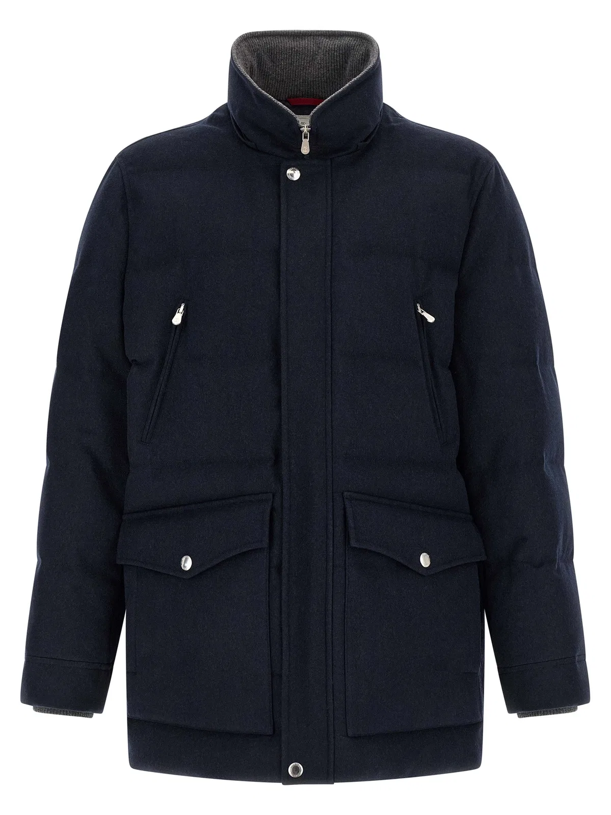 Brunello Cucinelli Wool Flannel Parka