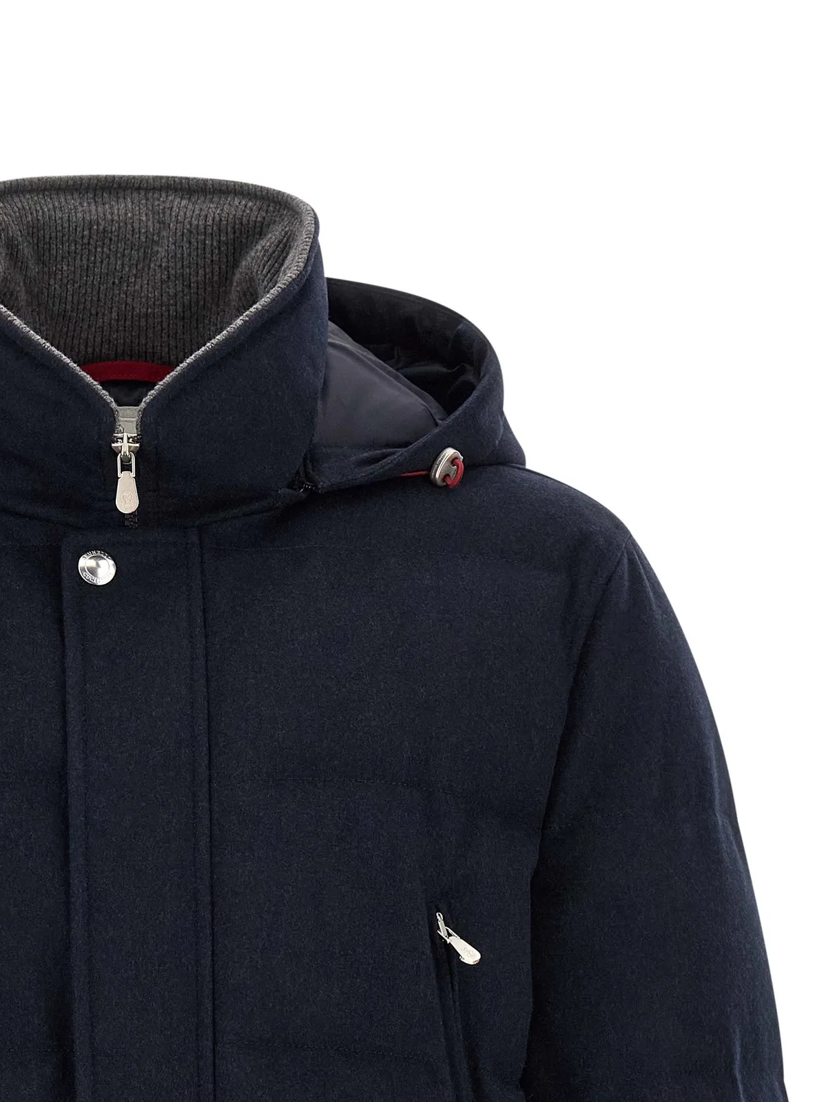 Brunello Cucinelli Wool Flannel Parka