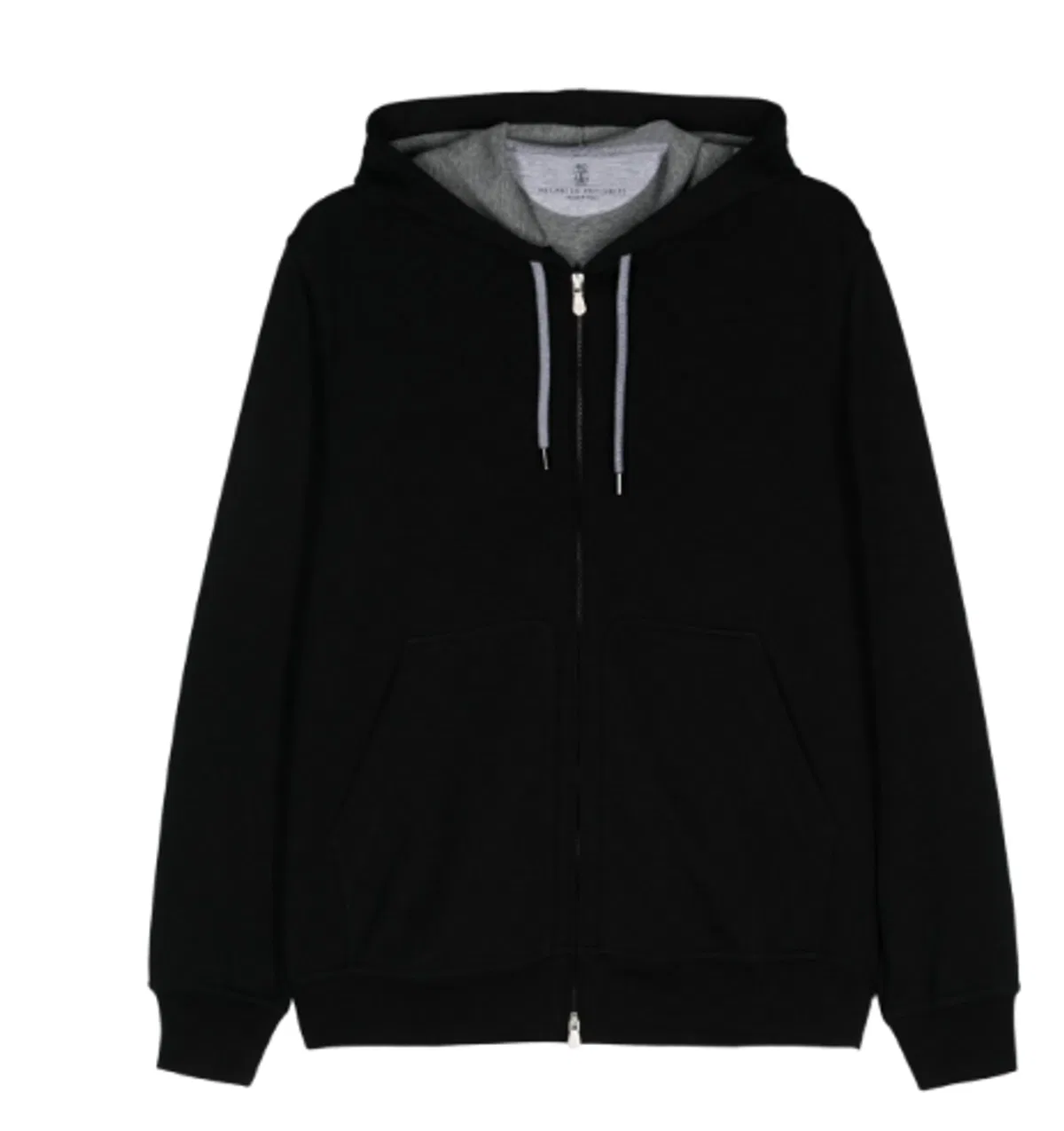 Brunello Cucinelli Black Brunello Cucinelli Mens Cotton-Ble