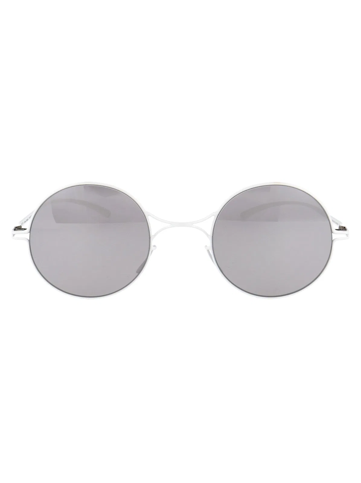 Mykita White Warmgrey Flash Nylon Sunglasses