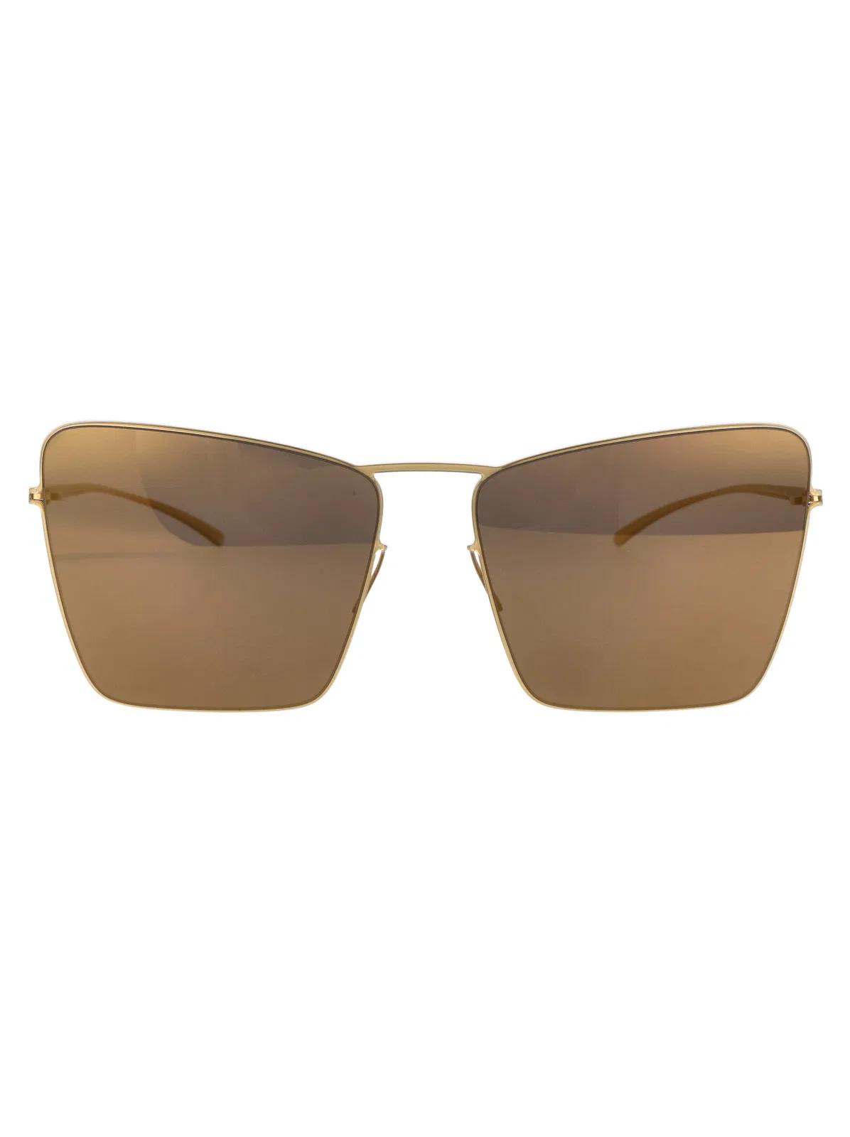Mykita Gold Metal Sunglasses