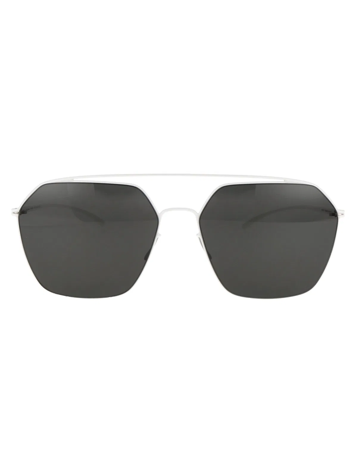 Mykita E13 White Dark Grey Solid Metal Sunglass