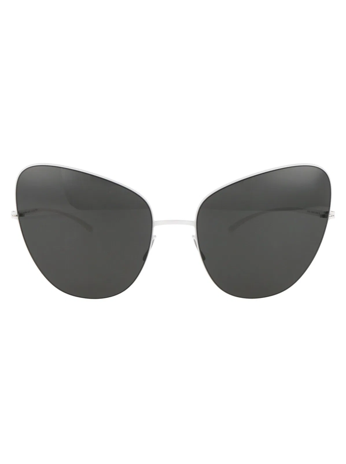 Mykita E13 White Dark Grey Solid Metal Sunglass