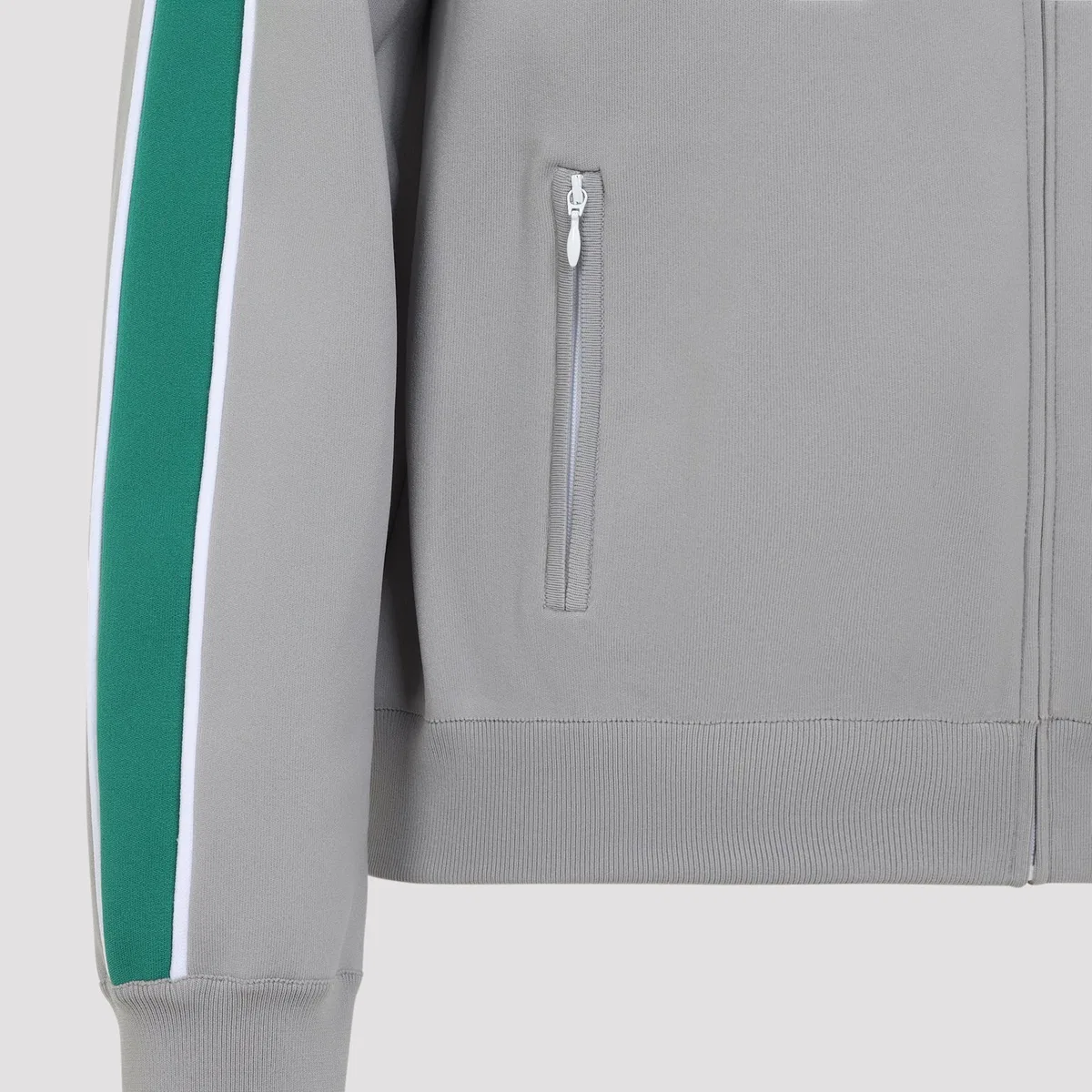 Miu Miu Light Grey Tech Fabric Sweatshirt
