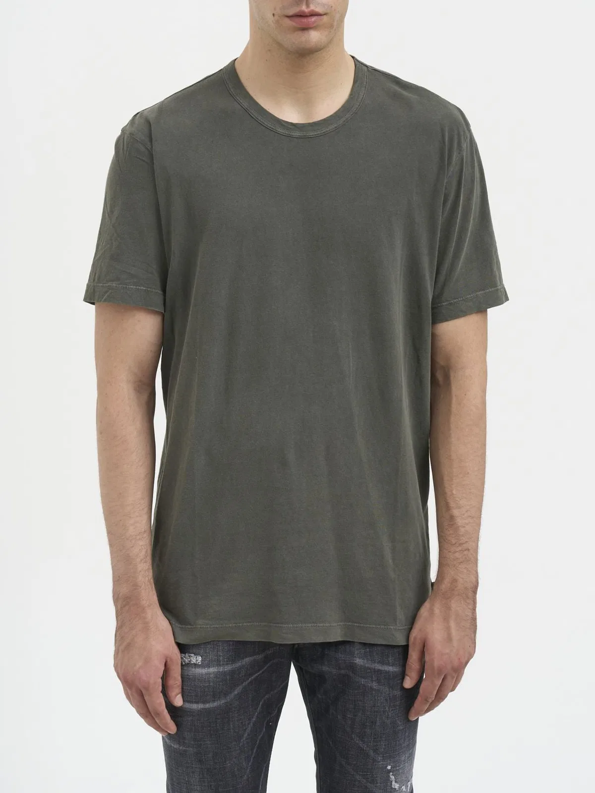 James Perse Crew Neck Cotton T-Shirt