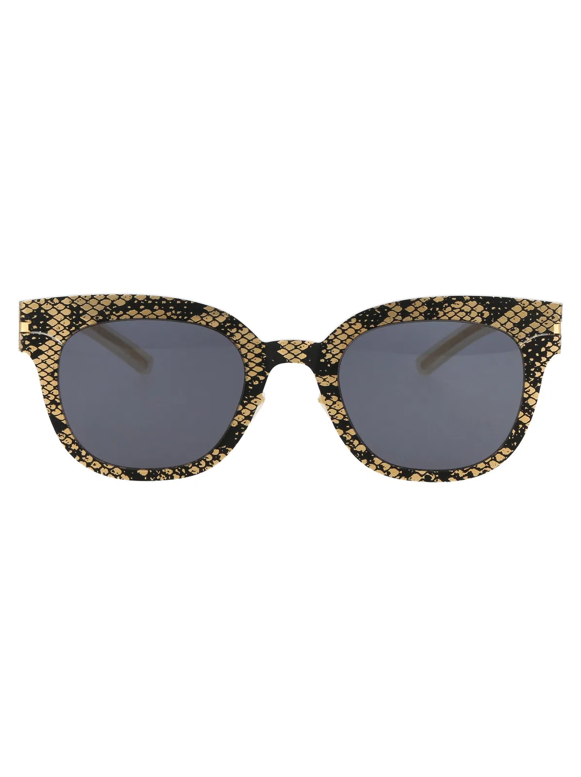 Mykita Gold Black Python Dark Grey Solid Metal 