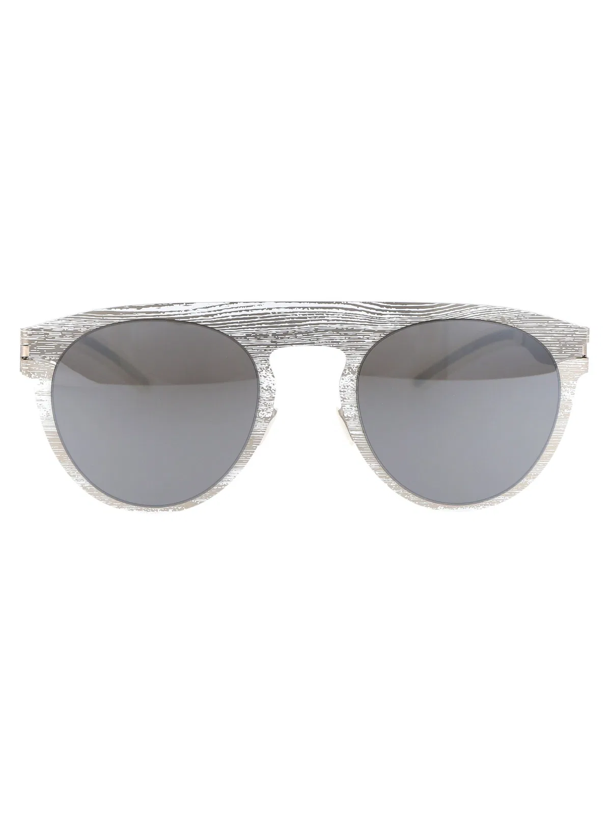Mykita Silver White Pine Brown Flash Metal Sung