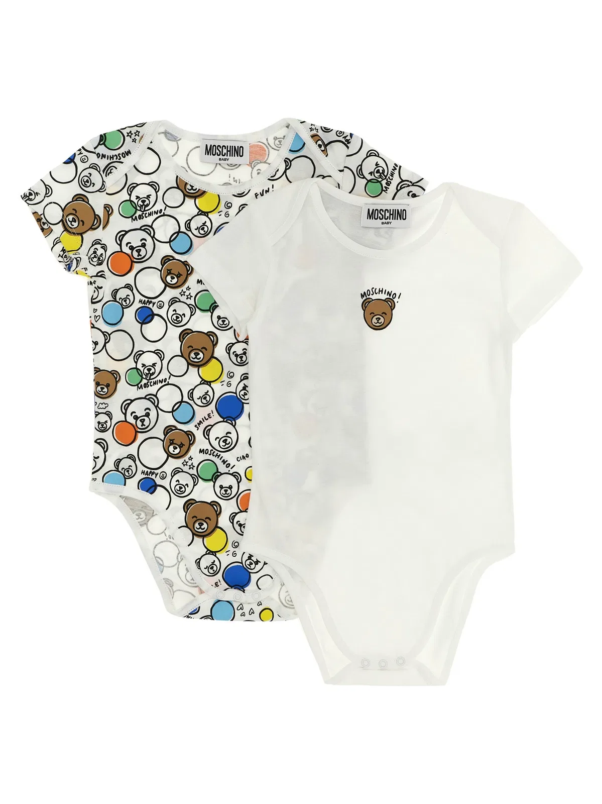 Moschino Baby 'Bear' 2-Pack Body
