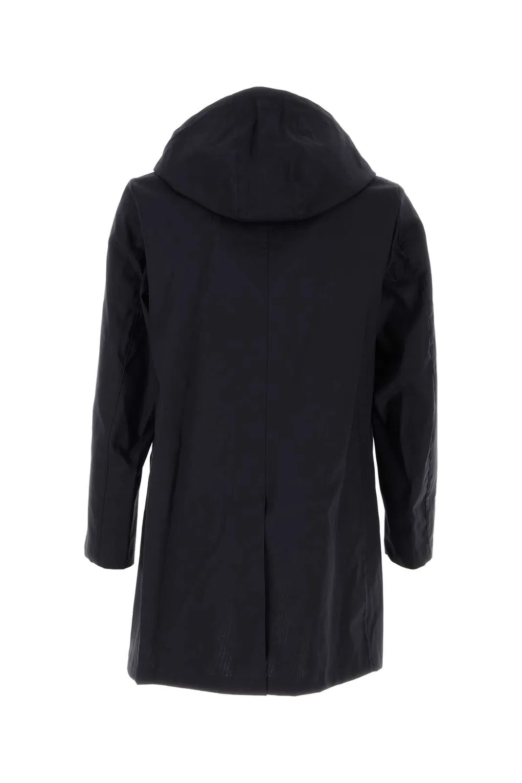 Mackintosh Navy Blue Cotton Cambridge Raincoat