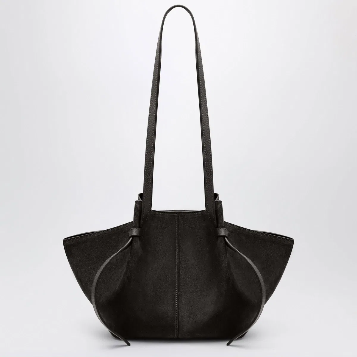 Yuzefi Mochi Bag In Ganache Suede Leather