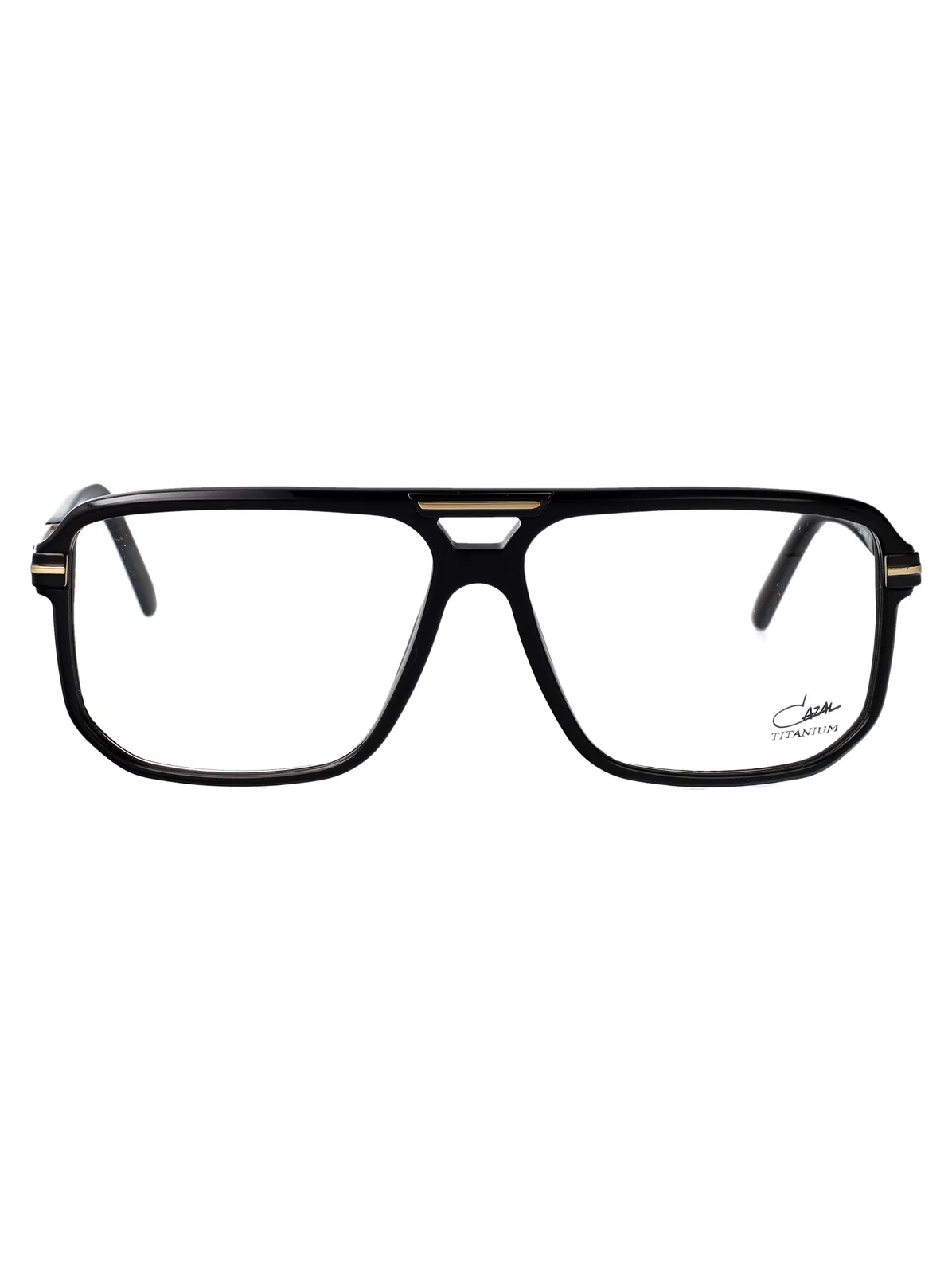 Cazal Black Plastic Glasses