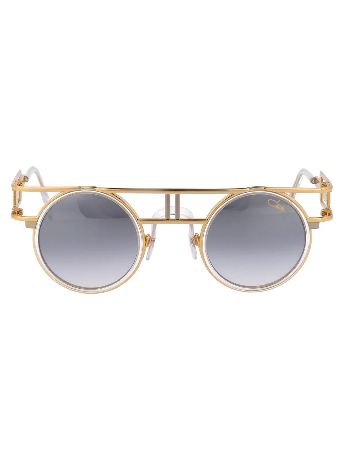 Cazal Gold Metal Sunglasses