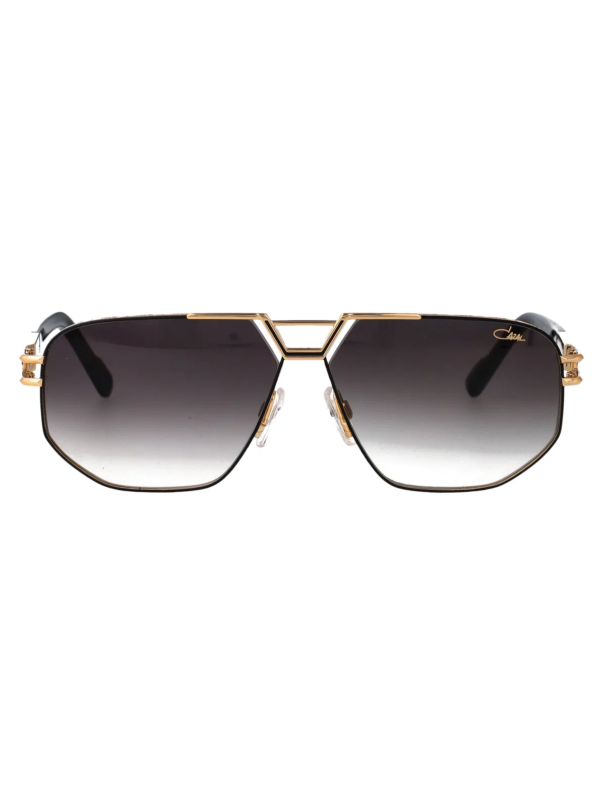 Cazal Black Metal Sunglasses