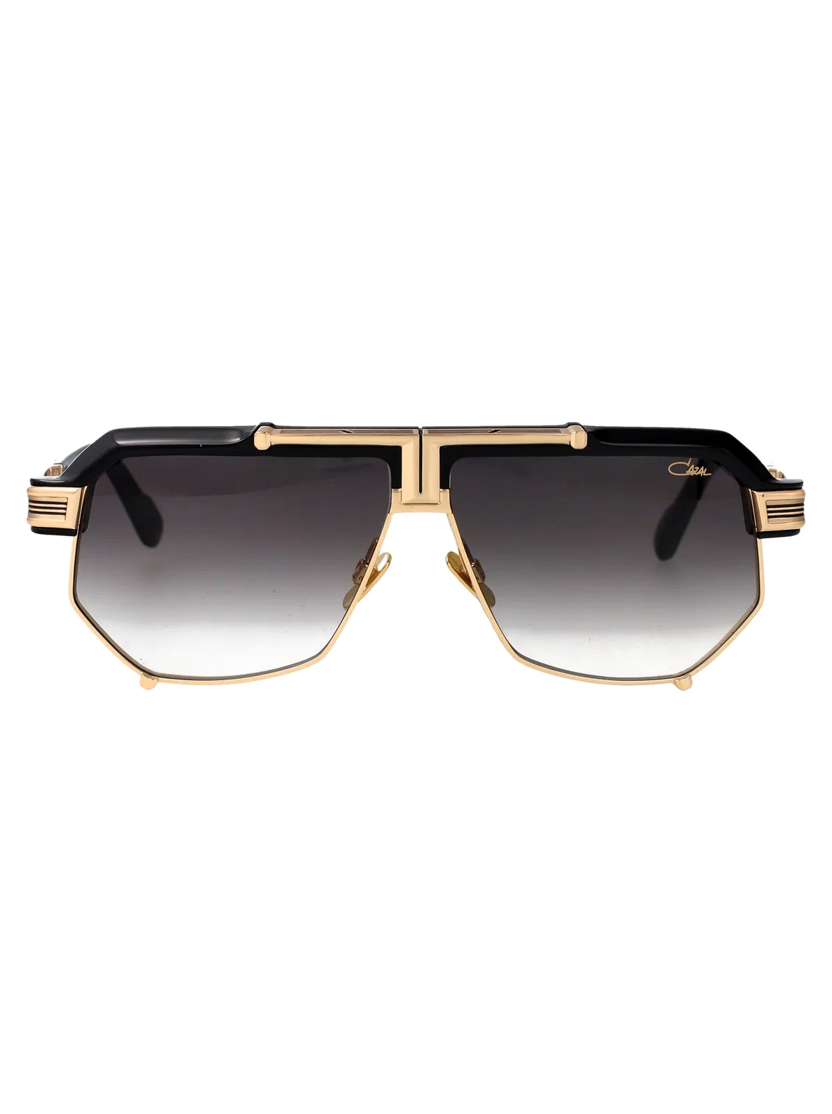 Cazal Black Metal Sunglasses