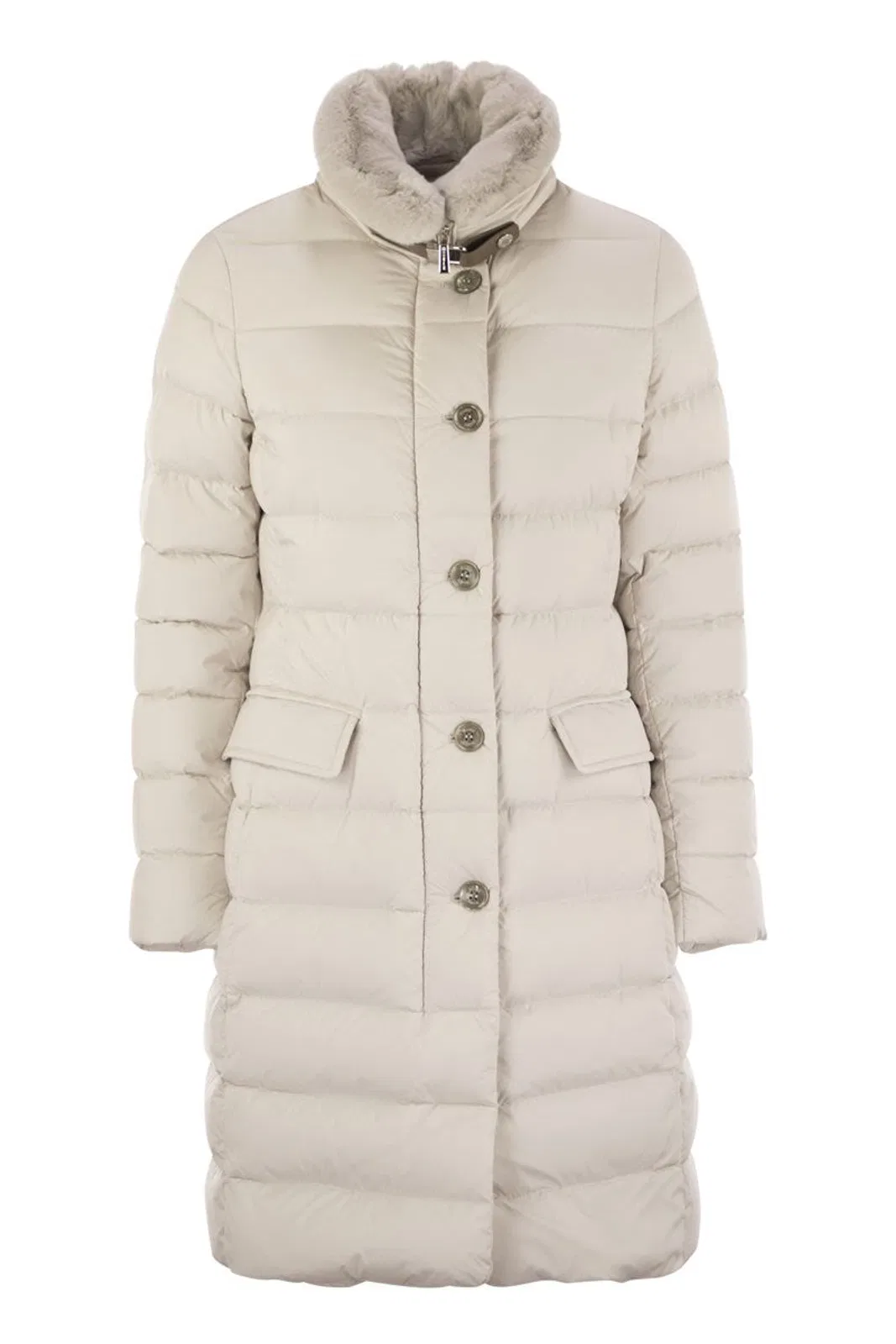Moorer Vetiver-S3 - Long Down Jacket