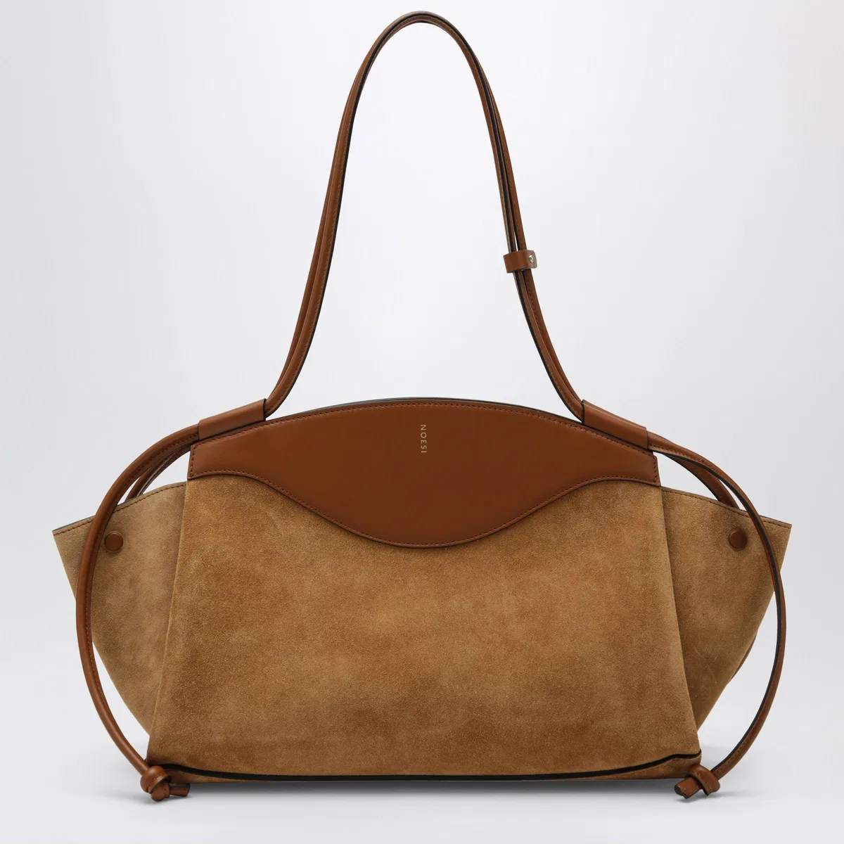 Noesi Molly Cognaccolored Bag In Suede