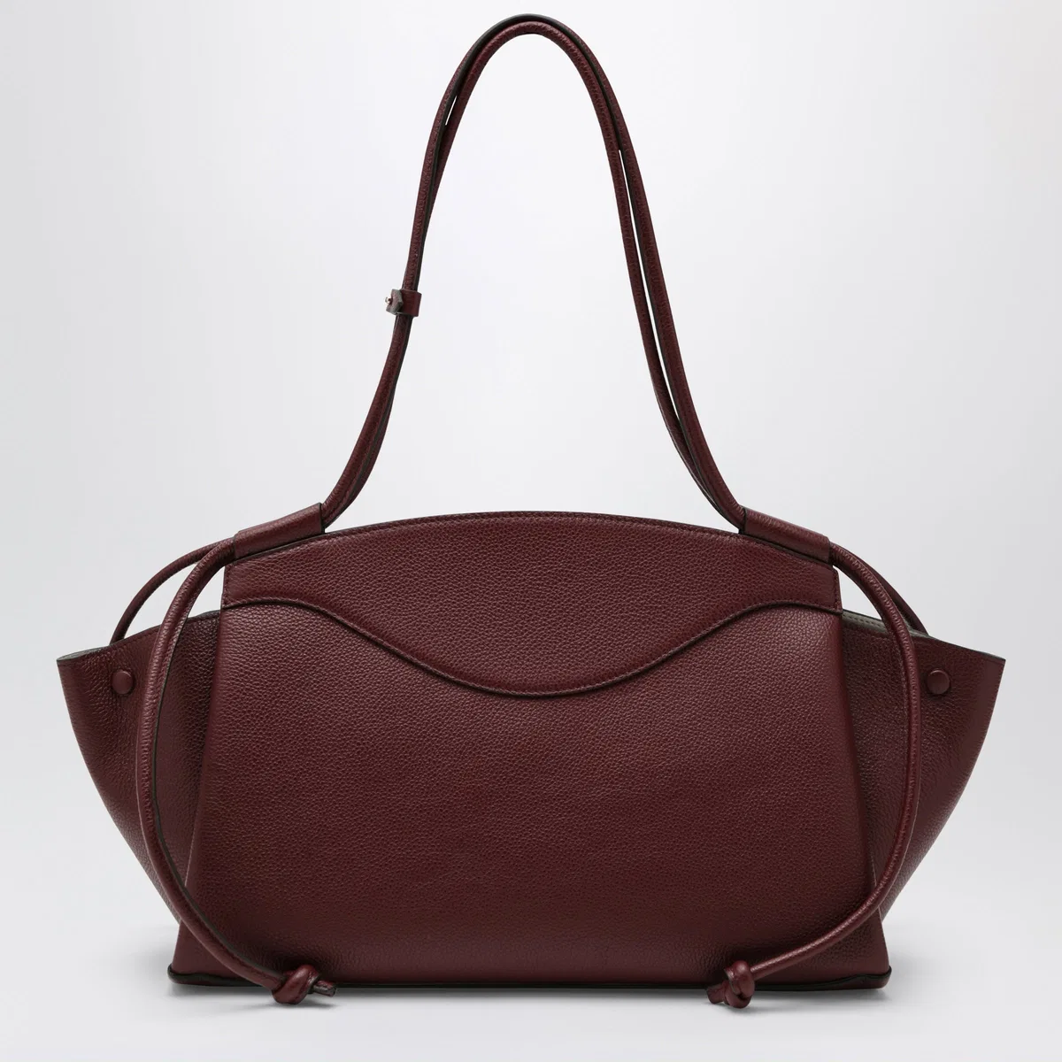 Noesi Molly Plum-Colored Bag In Grained Leathe