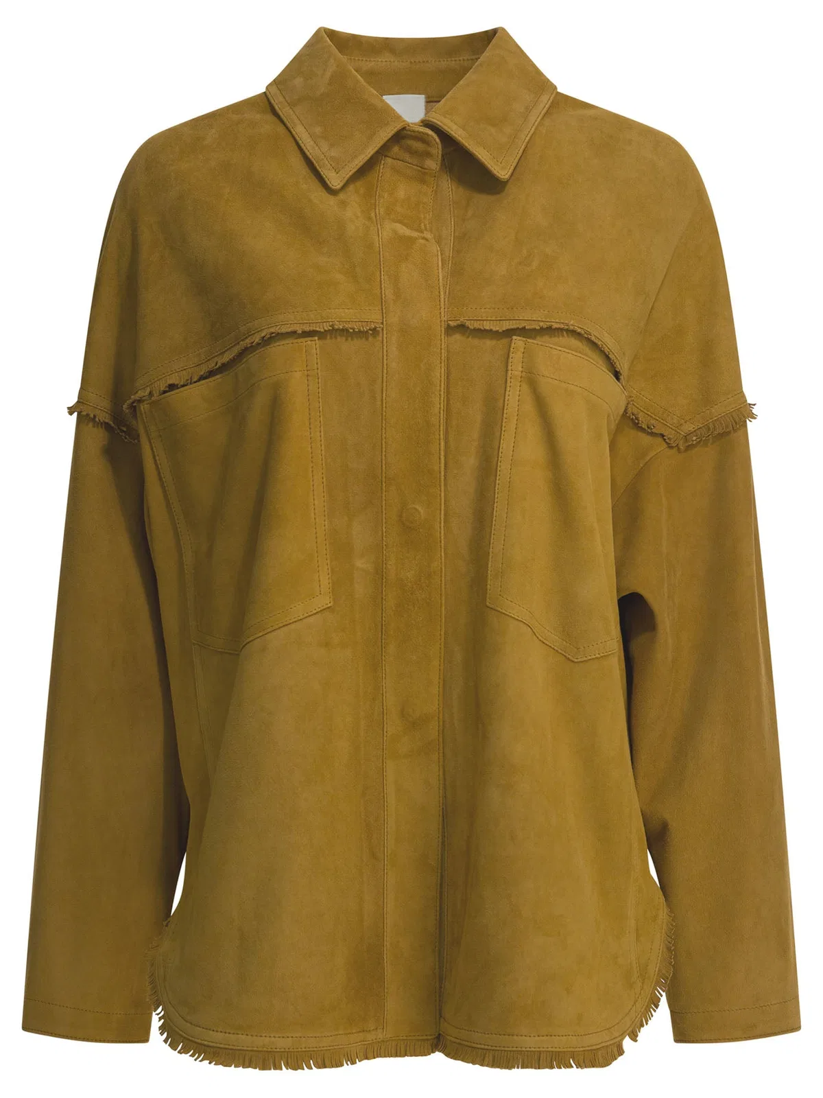 Furling by Giani Beige Goat Suede Jacket