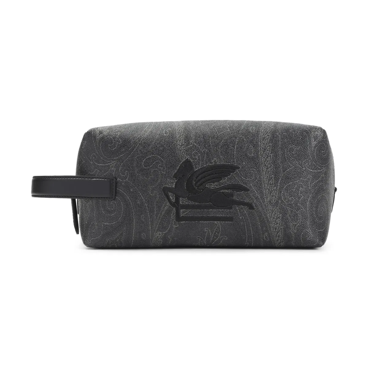 Etro Black Leather Pouch Arnica