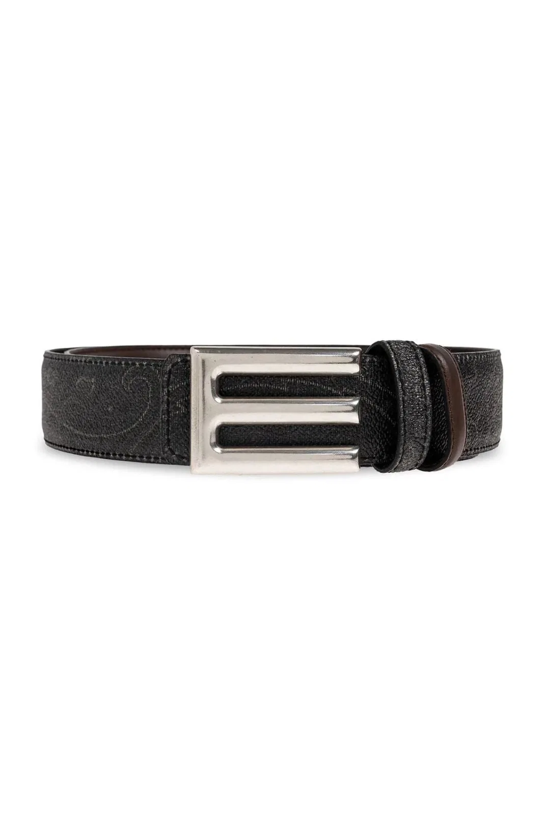 Etro Reversible Logo Belt Arnica And Lea