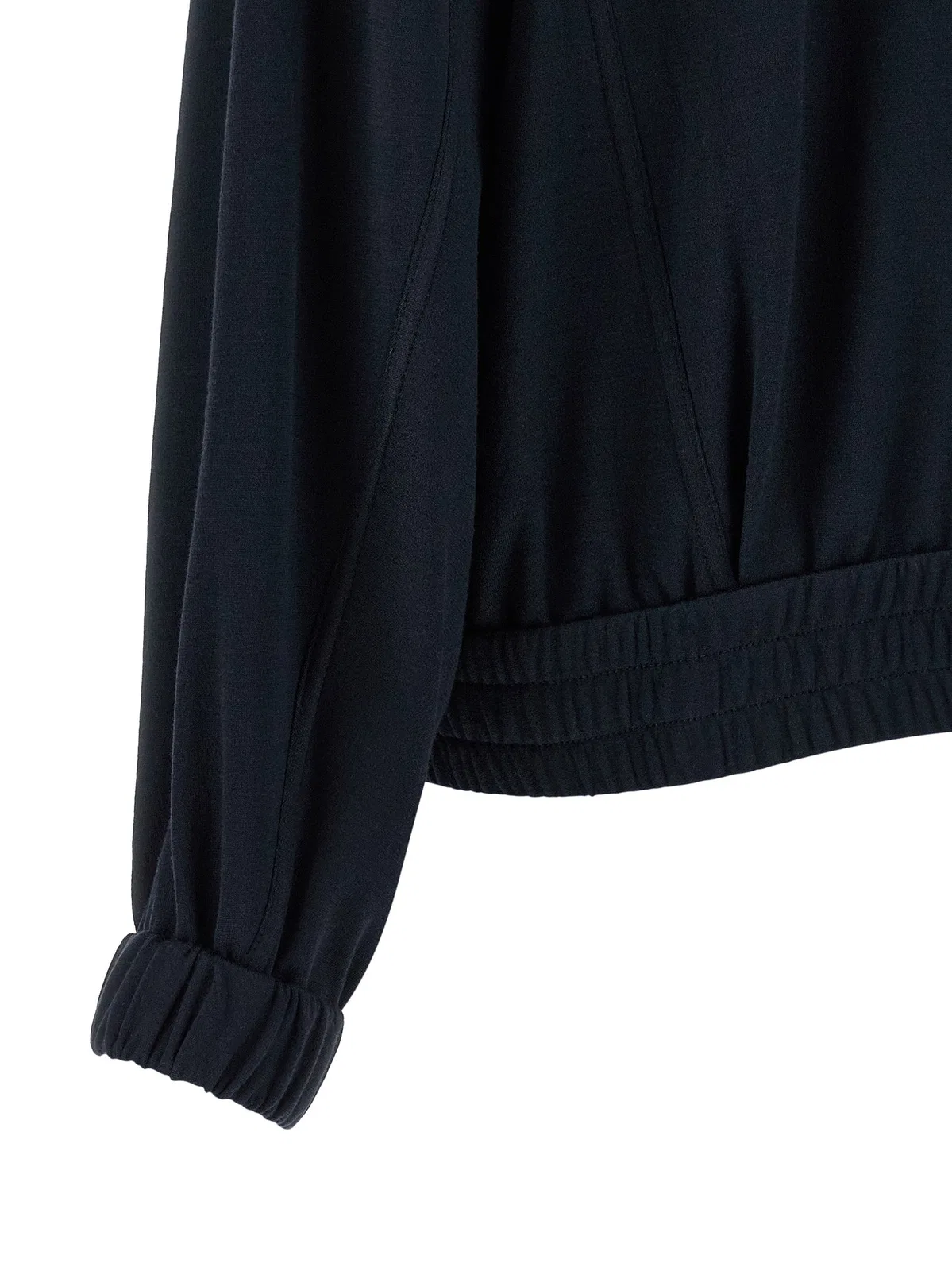 Brunello Cucinelli 'Shiny Zipper Pull' Sweatshirt
