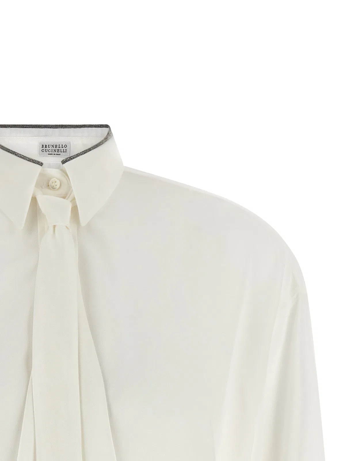 Brunello Cucinelli 'Shiny Collar' Shirt