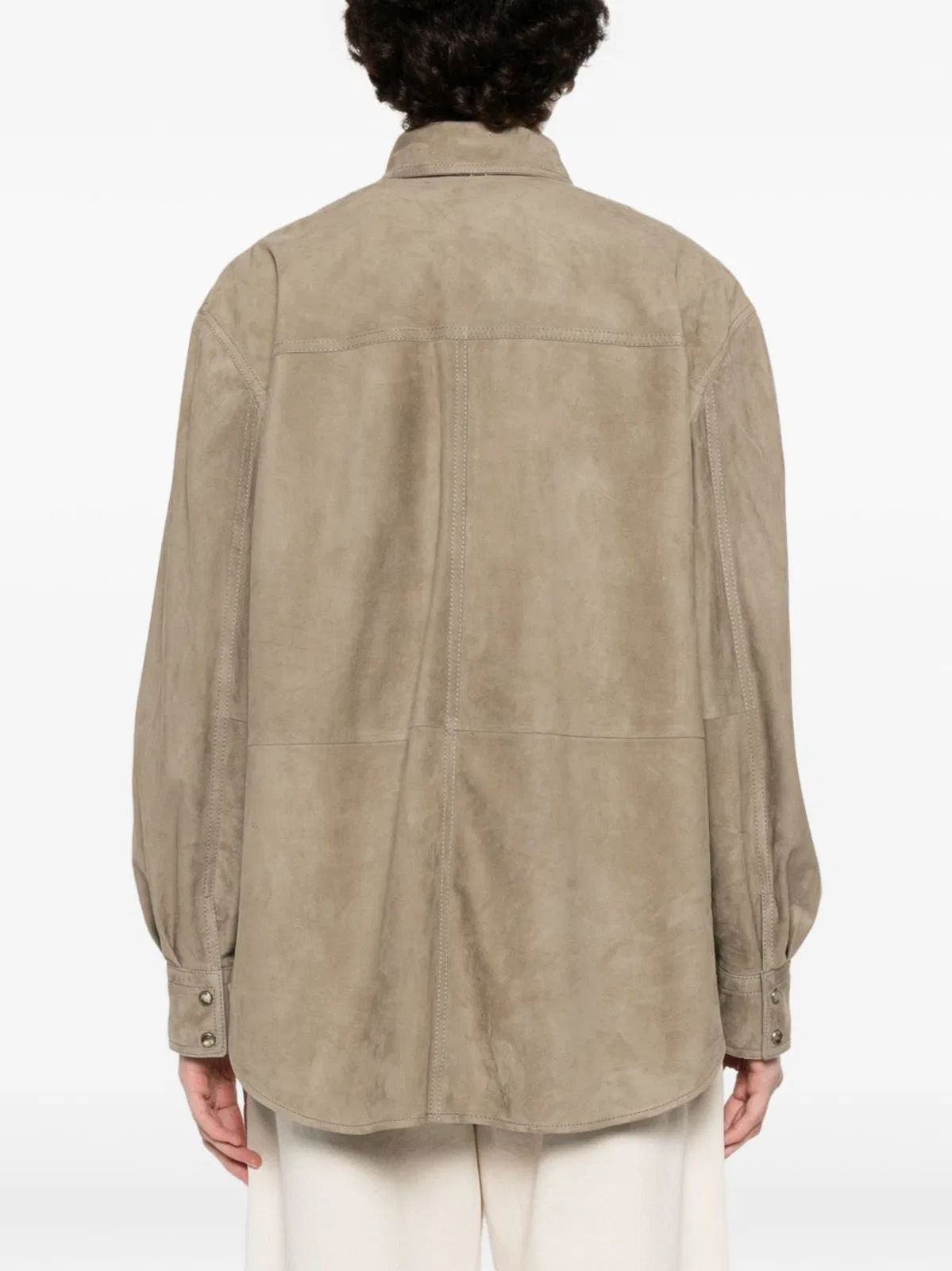 Brunello Cucinelli Leather Shirt