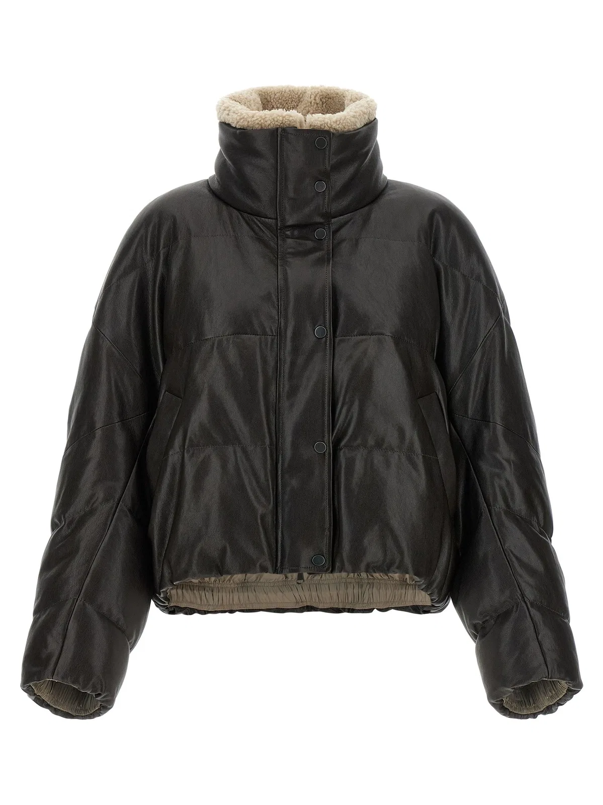 Brunello Cucinelli Padded Leather Jacket