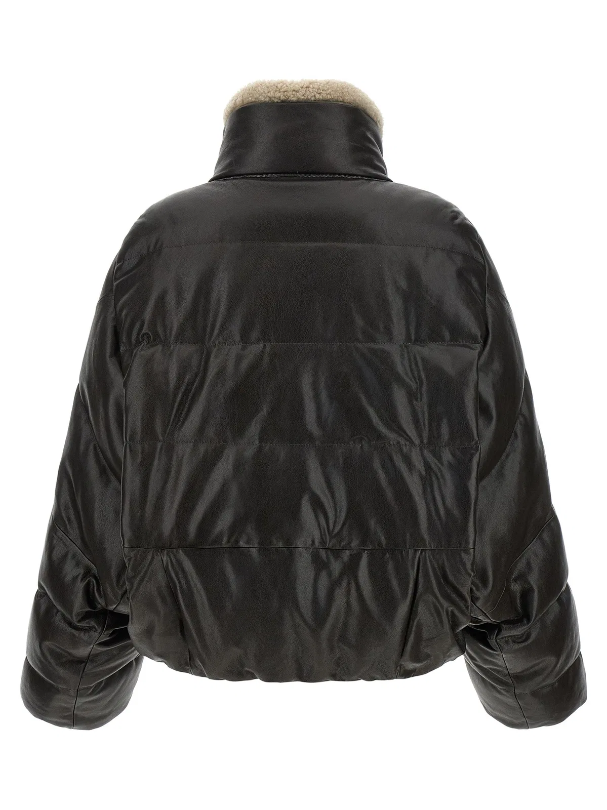 Brunello Cucinelli Padded Leather Jacket
