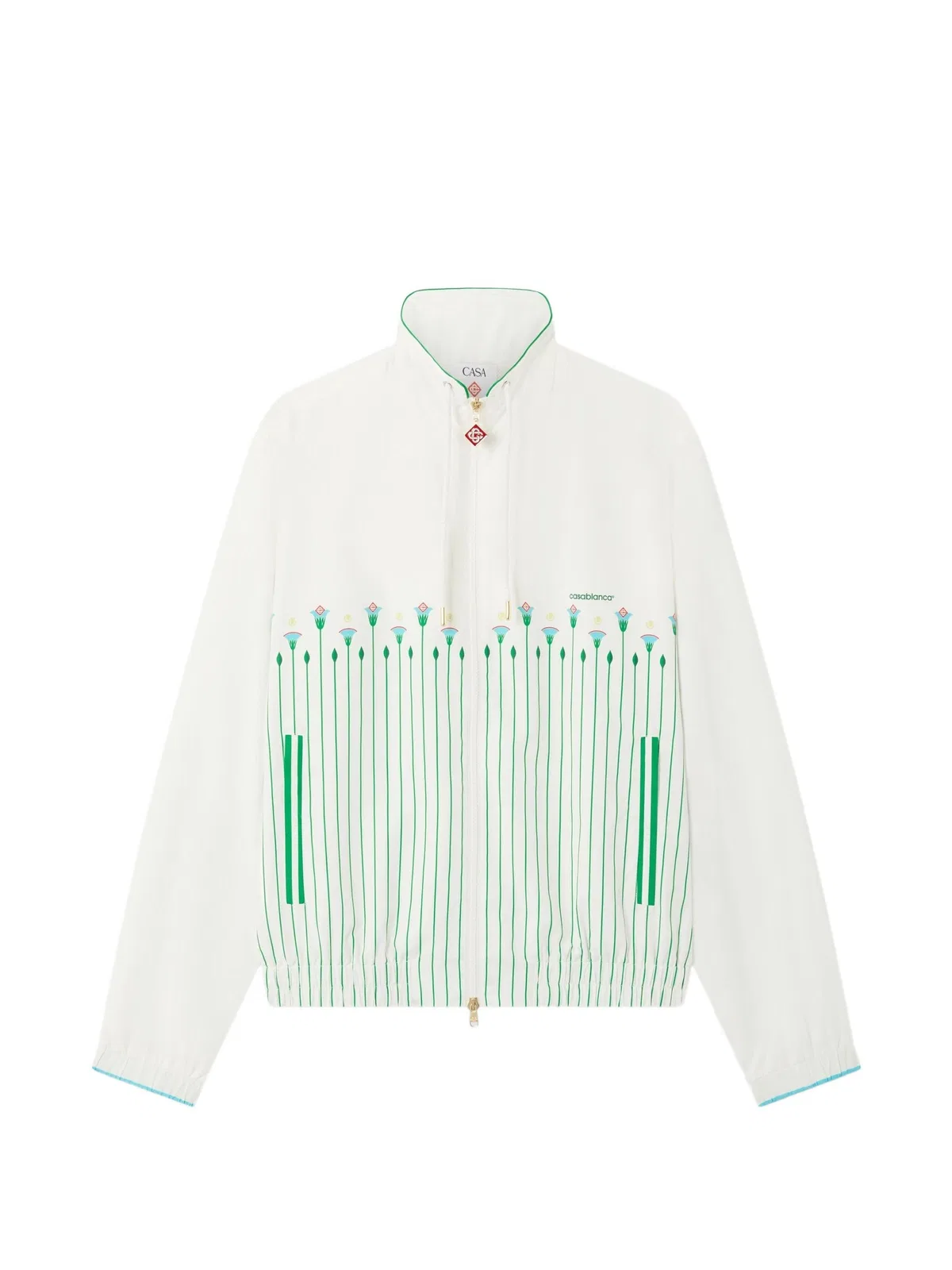 Casablanca Printed Windbreaker Jacket