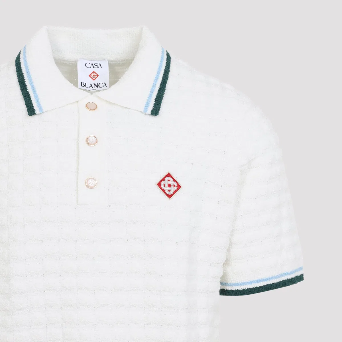 Casablanca White Polo Shirts Made In China