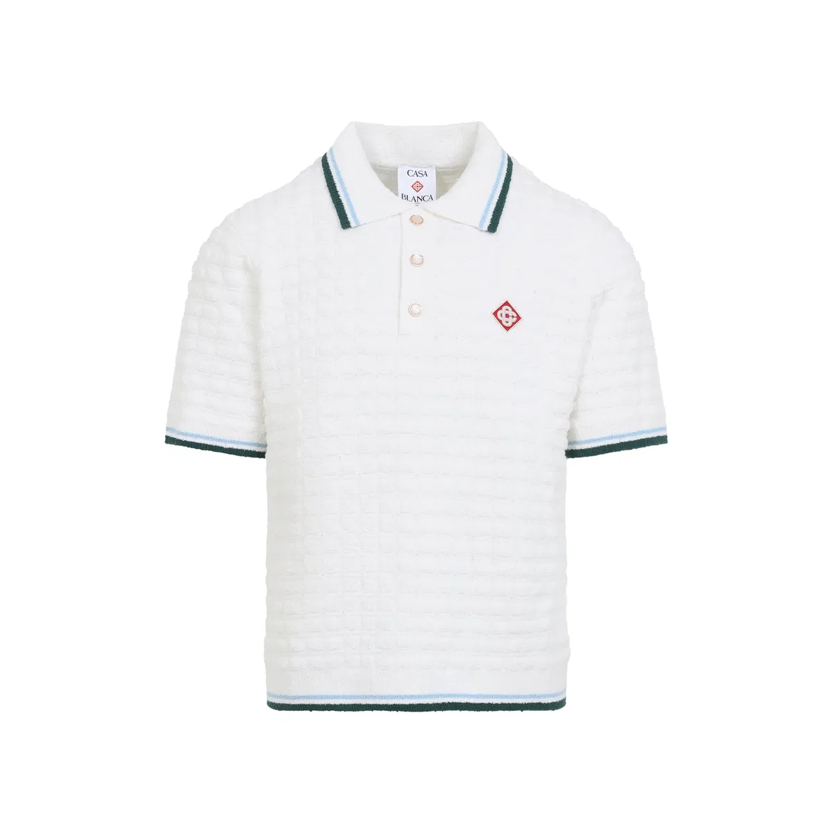 Casablanca White Polo Shirts Made In China